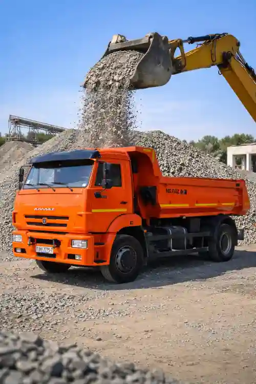 Купить гравий в Минске с доставкой самосвалом